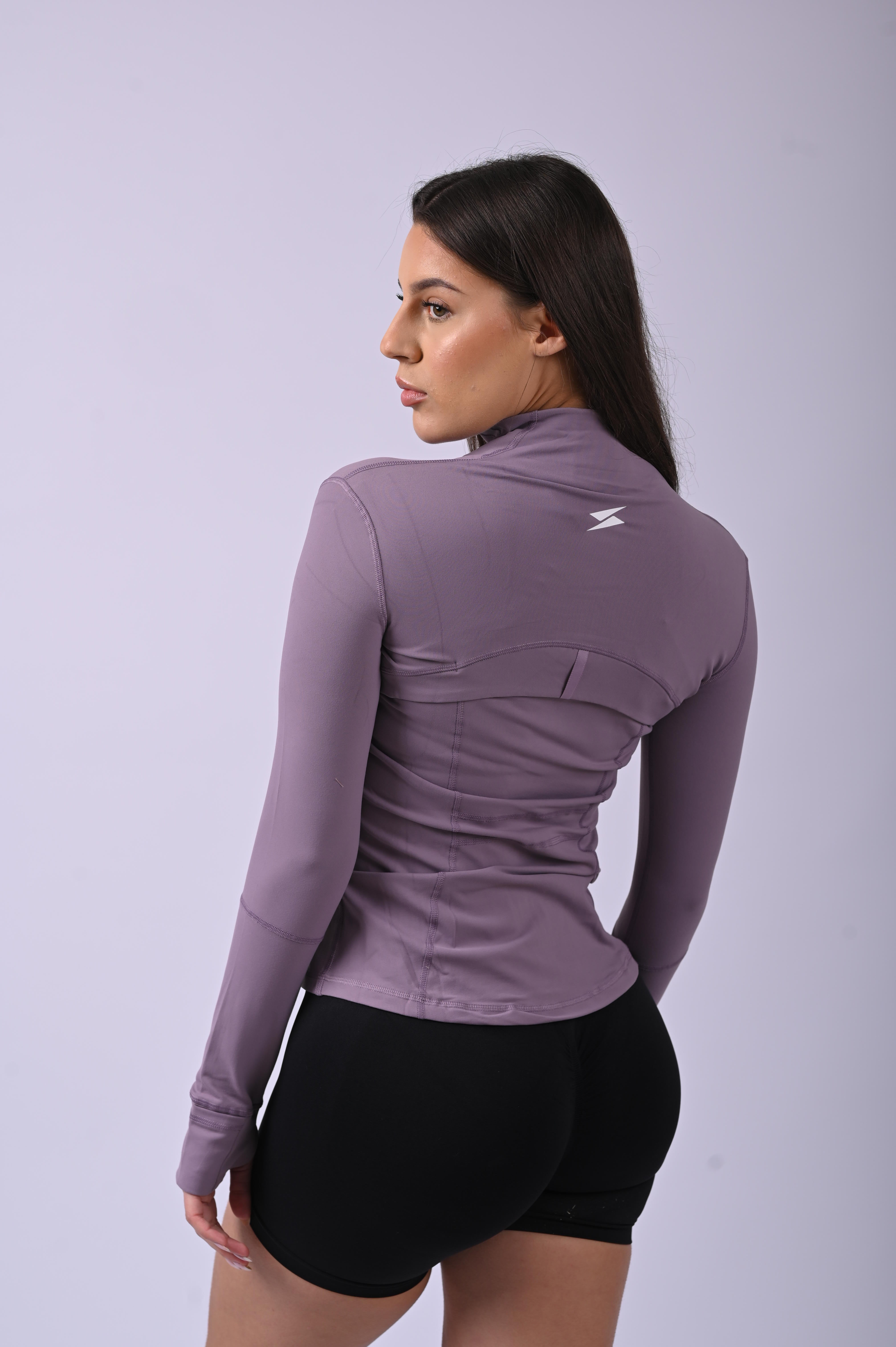 Form Long Sleeve Zip Jacket - Purple