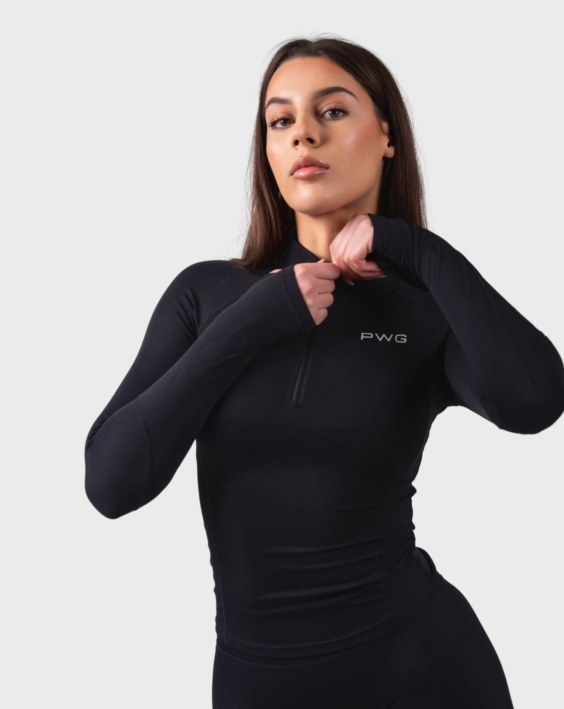 Evolve 1/4 Zip Pullover - Black