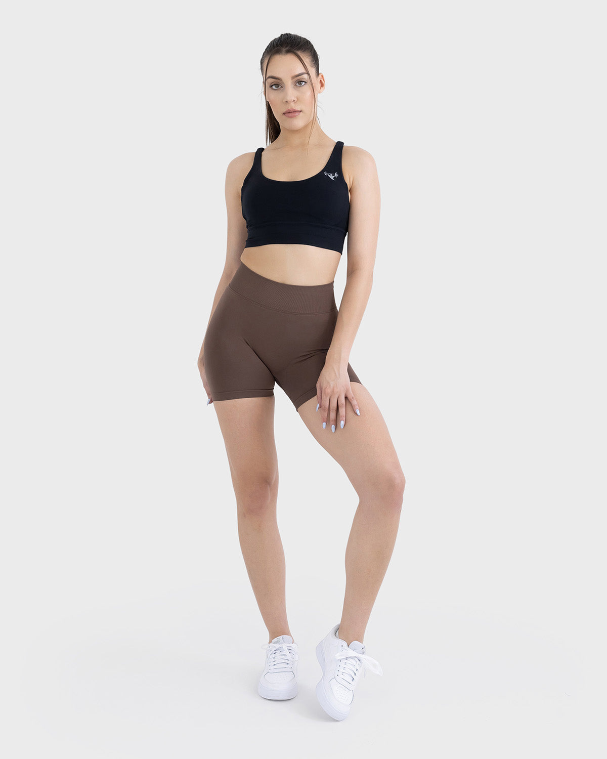 Form Sculpting Shorts - Espresso Walnut