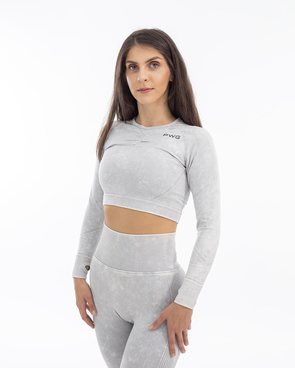 Ultra Power Long Sleeve Top - Light Grey