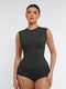 Sculpt Chic High-Neck Bodysuit - Black
