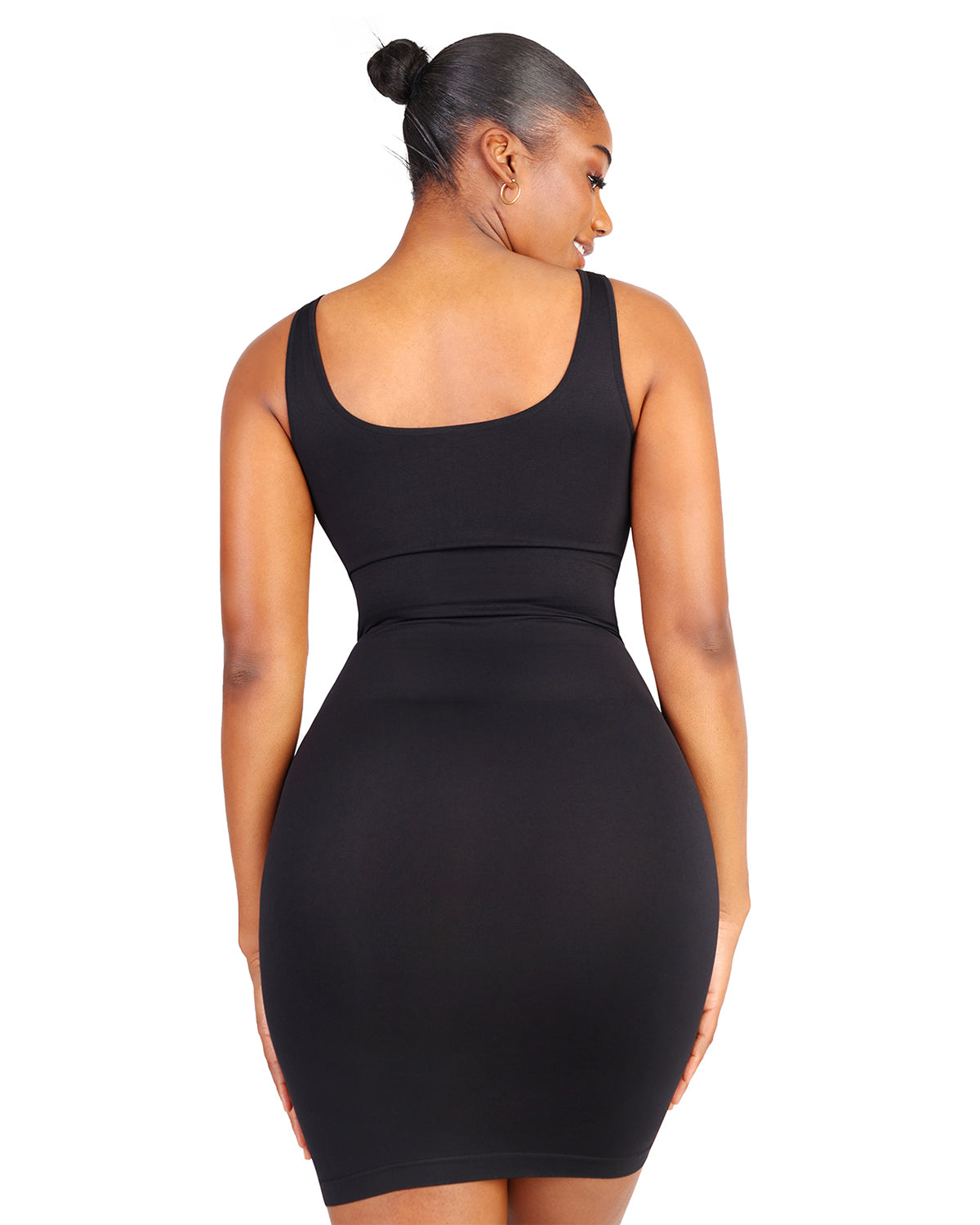 All Day Mini Dress in black – back view