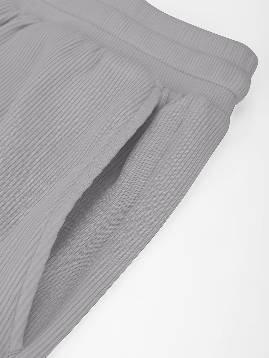 True Comfort Luxe Lounge Pants in grey – close-up of the side pocket