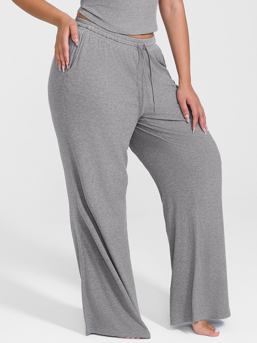 True Comfort Luxe Lounge Pants in grey – side view