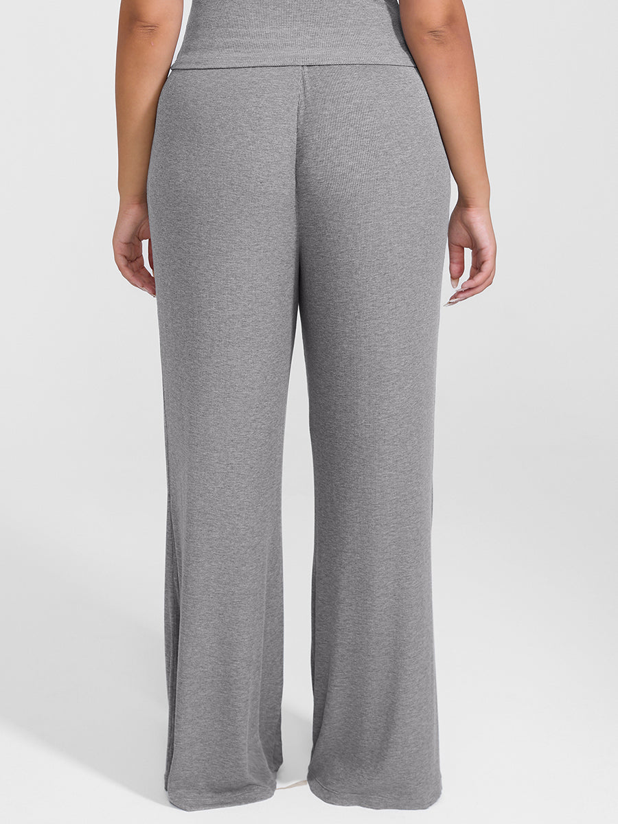 True Comfort Luxe Lounge Pants in grey – alternate front view