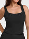 True Comfort Luxe Lounge Top - Black