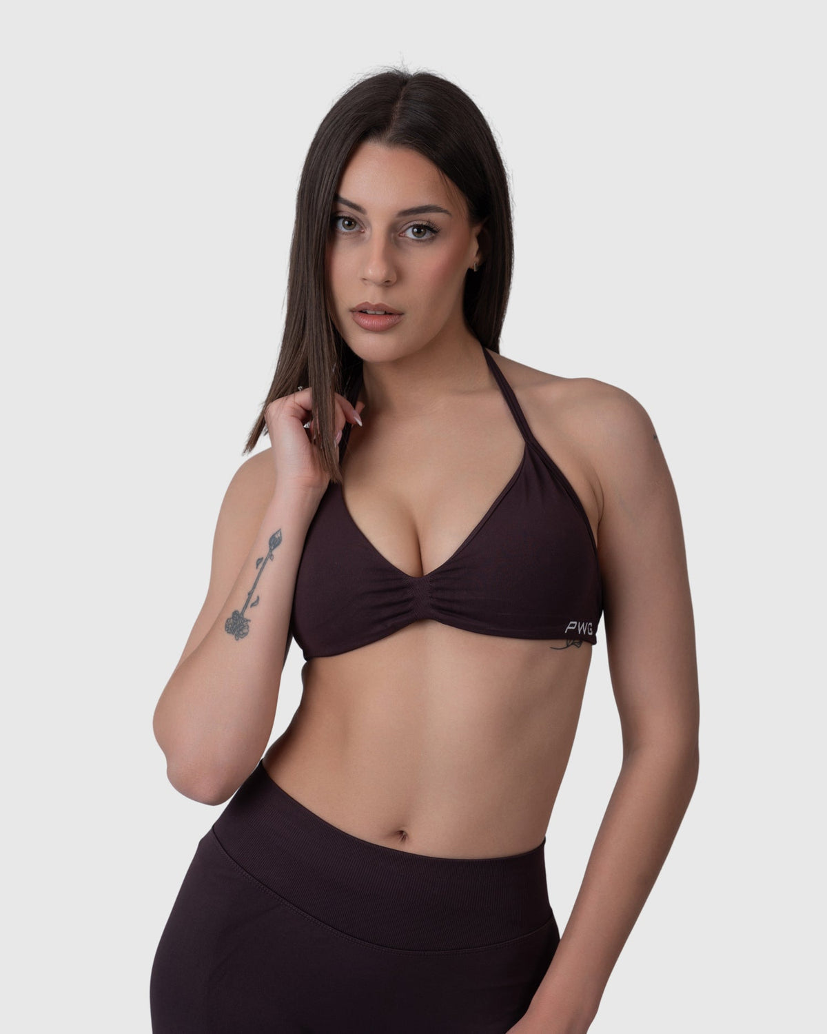 Form Backless Bra in mocha – alternate front view