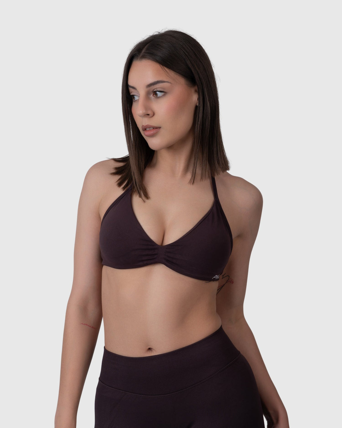 Form Backless Bra in mocha – alternate front view