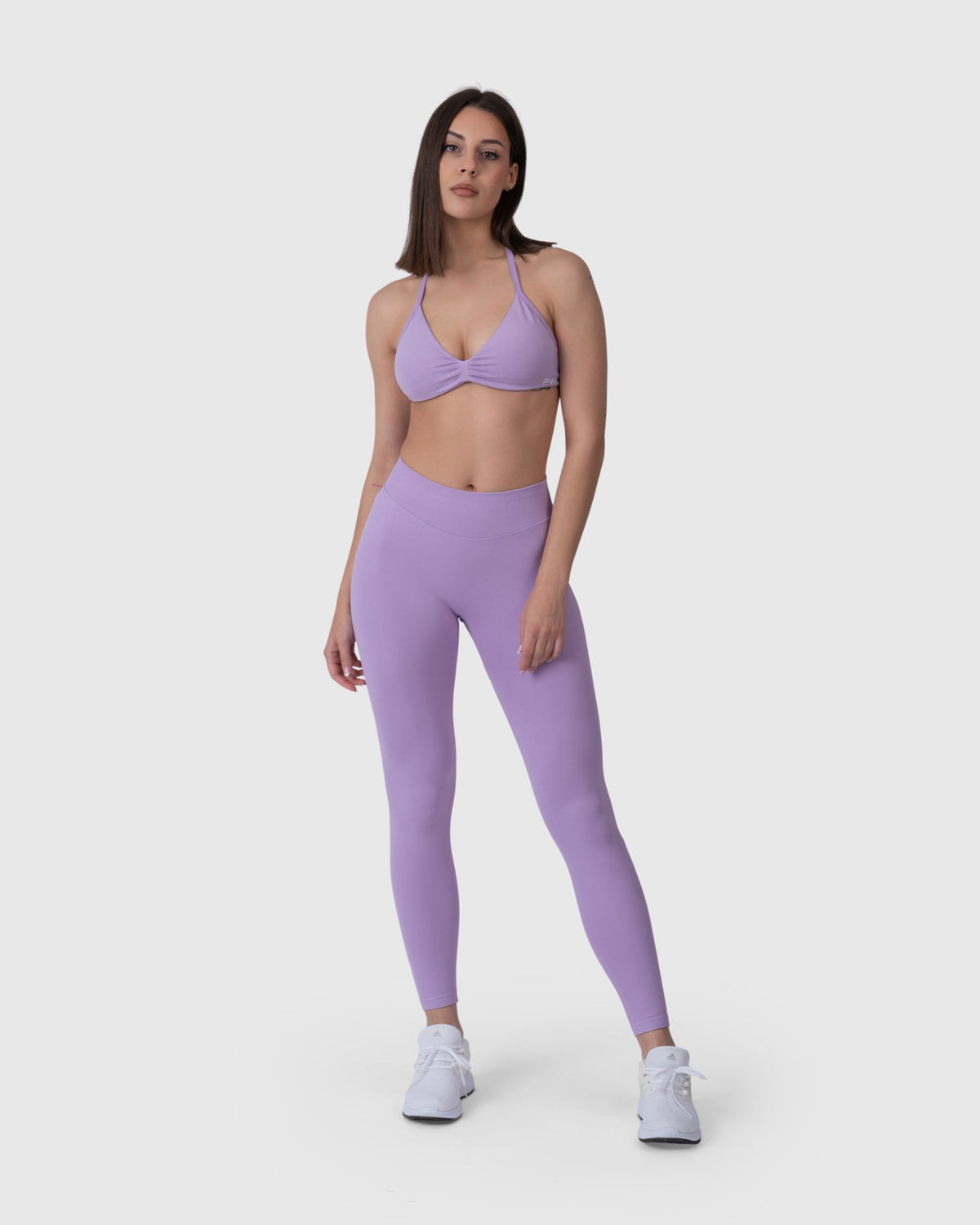 Form Sculpting Leggings in lavender – full-length front view