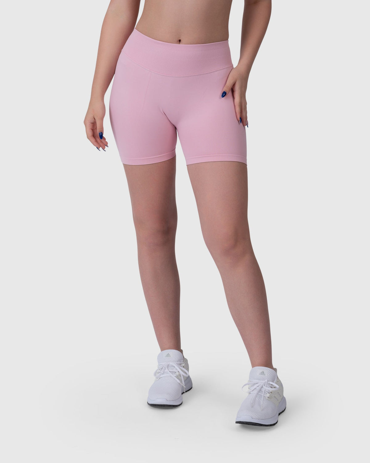 Form Sculpting Shorts in pink – front view