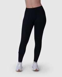 Shop Lily Form Sculpting Leggings in black, high-waisted sculpting leggings – front view