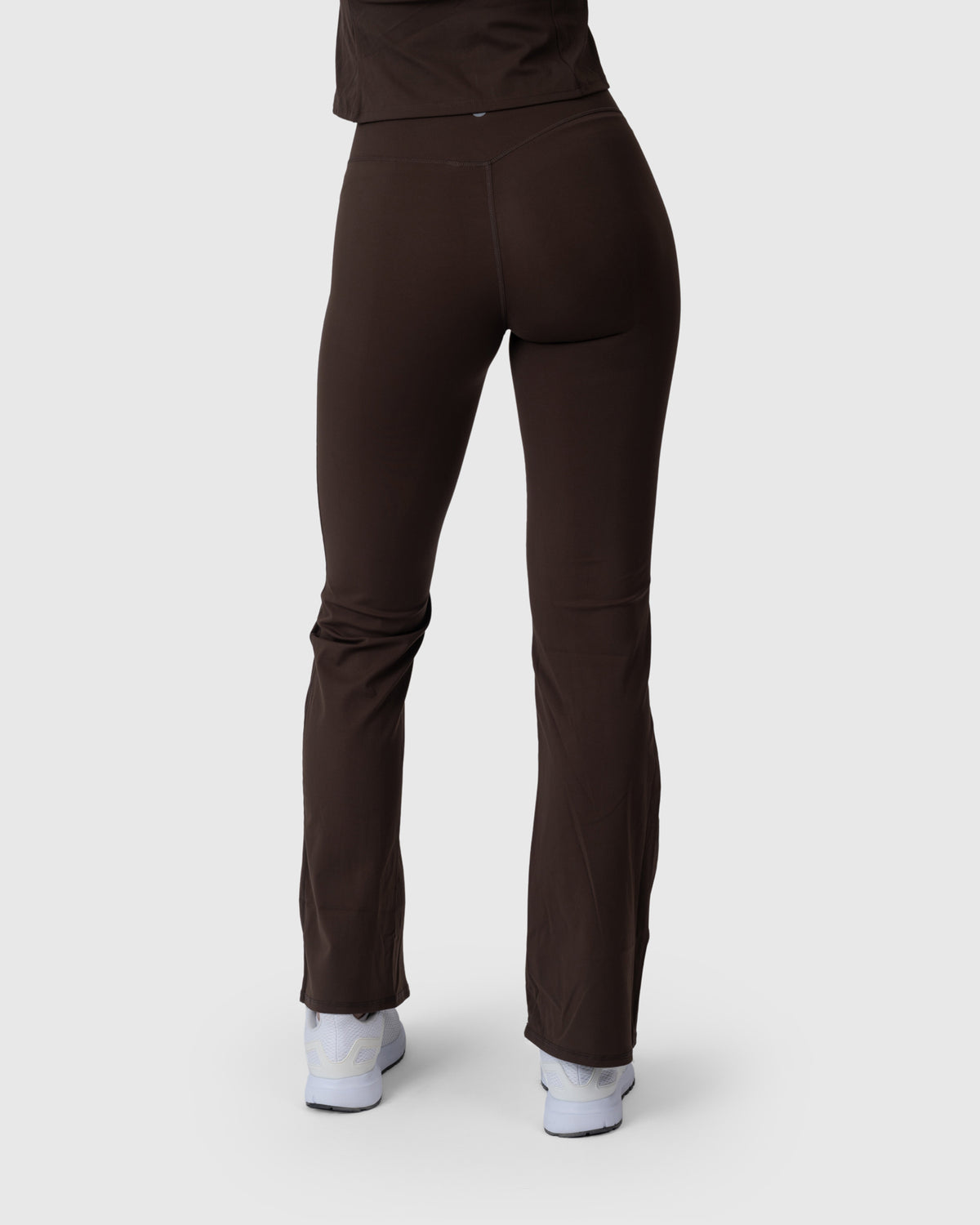 Align Soft Flared Leggings in espresso – alternate front view