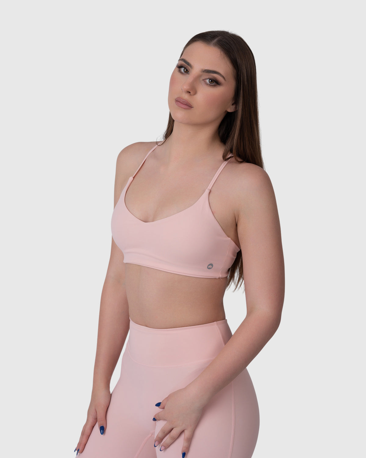Align Sports Bra in rose – alternate front view