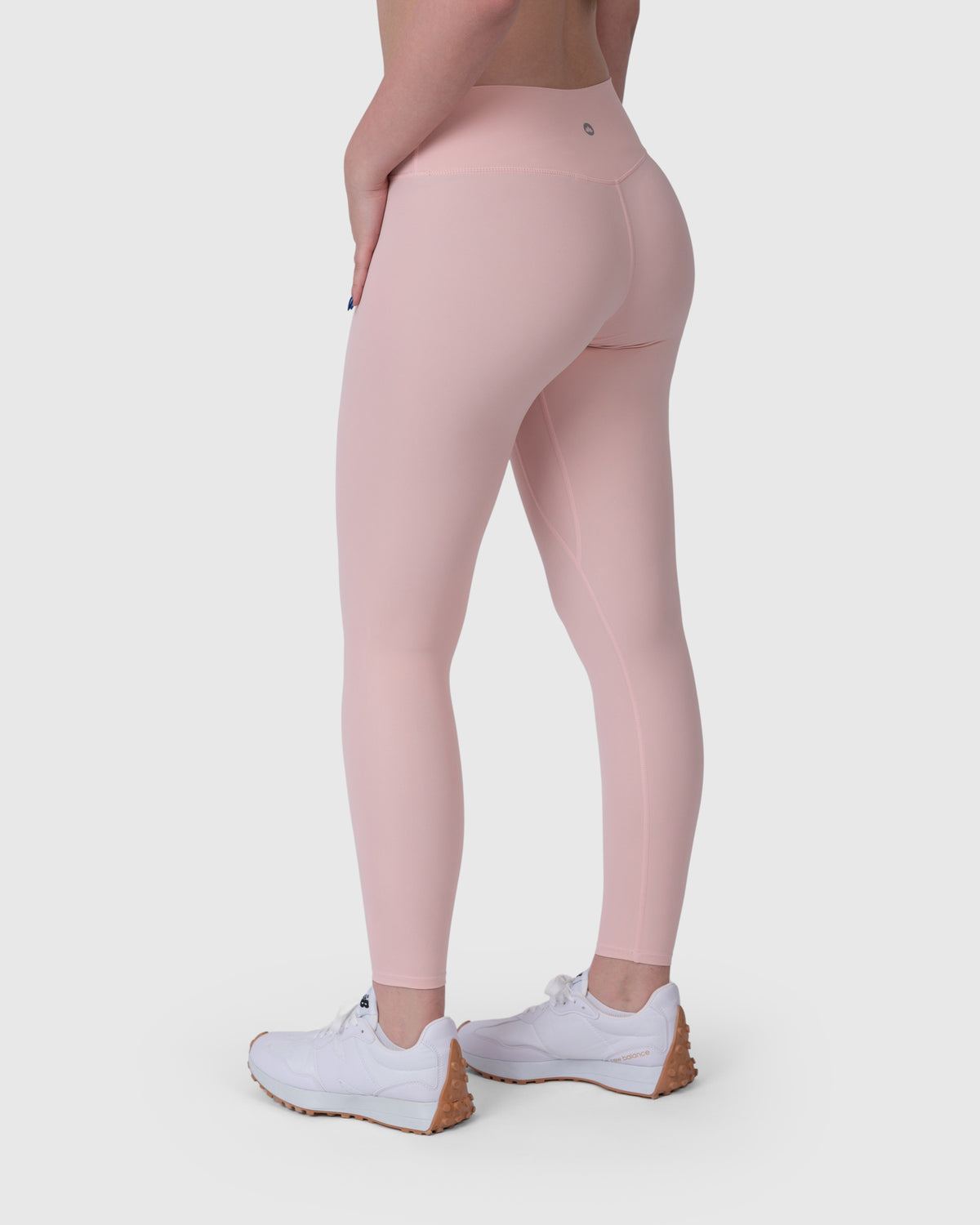 Align Soft High Waisted Leggings in rose – back three-quarter view