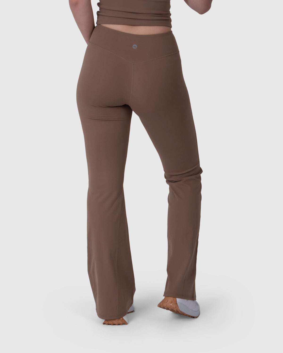 Align Soft Flared Leggings in caramel – alternate front view