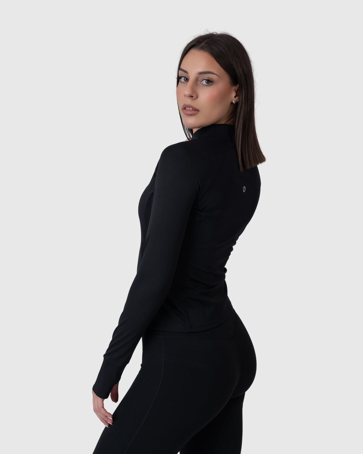Align Soft Sculpt Jacket in black – side view