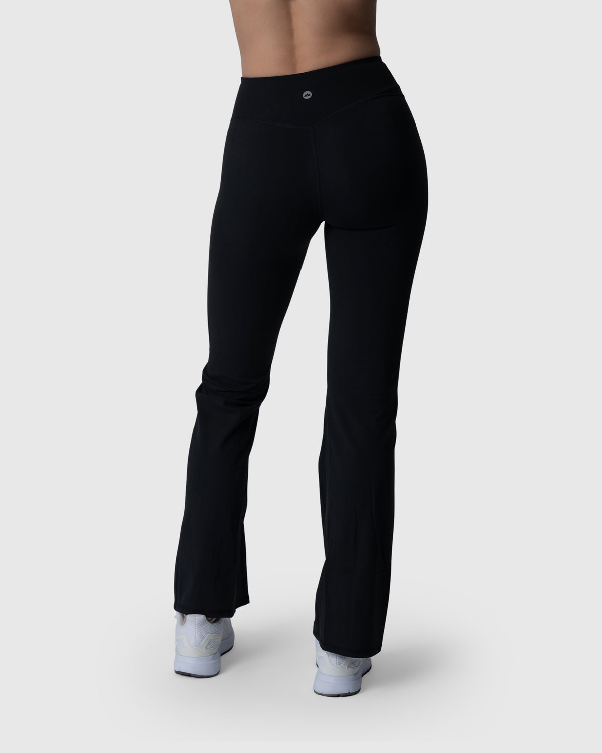Align Soft Flared Leggings in black – alternate front view