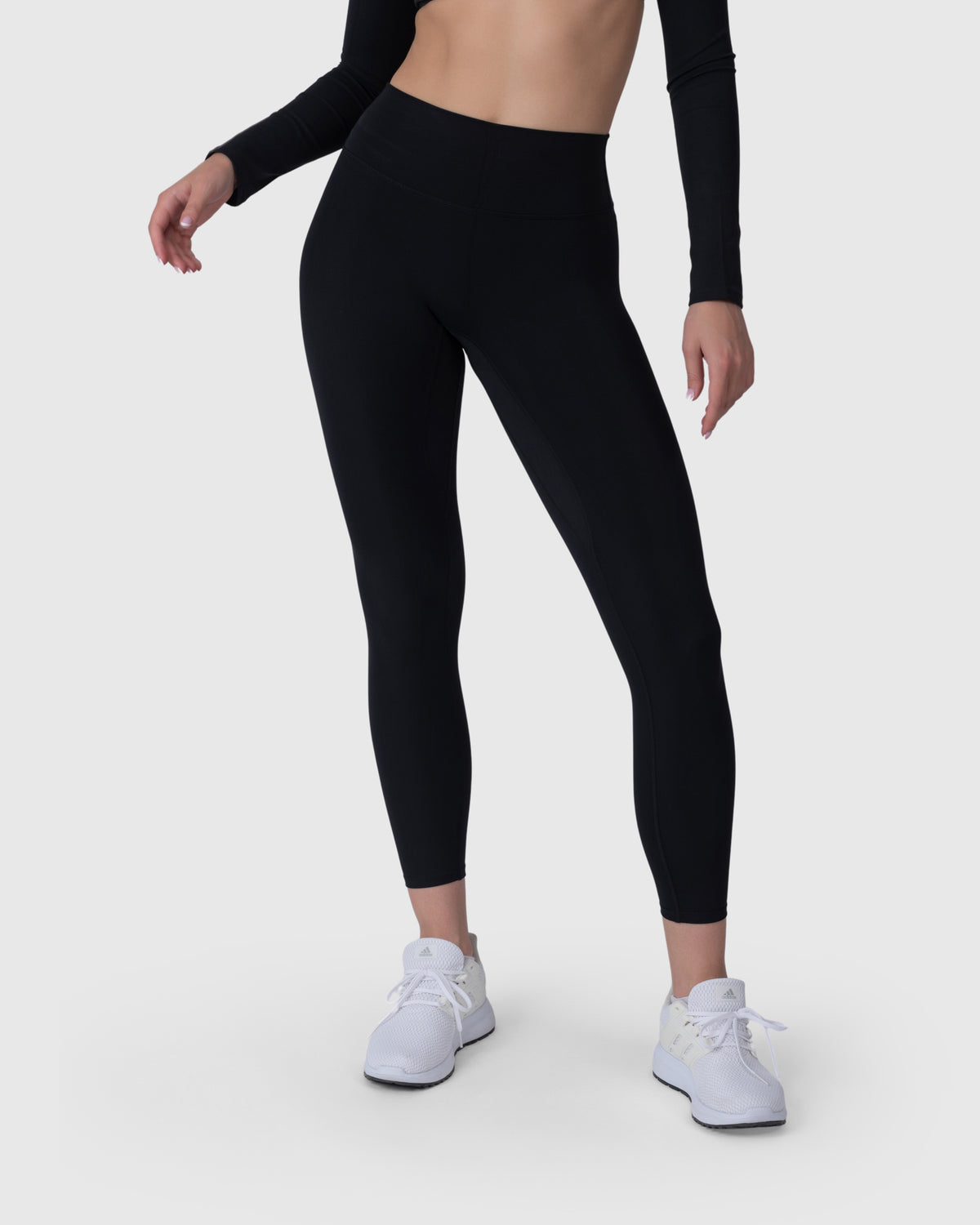 Shop Lily Align Soft High Waisted Leggings in black, high-waisted leggings – front view