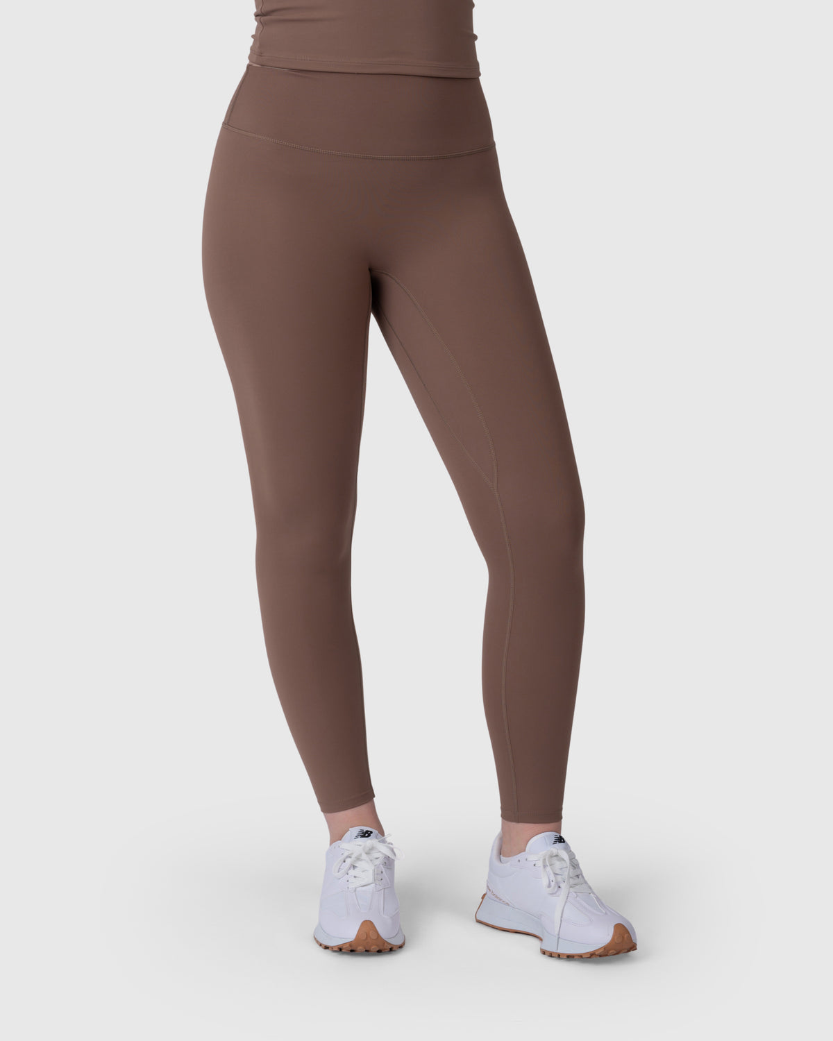 Shop Lily Align Soft High Waisted Leggings in caramel, high-waisted leggings – front view