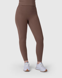 Shop Lily Align Soft High Waisted Leggings in caramel, high-waisted leggings – front view