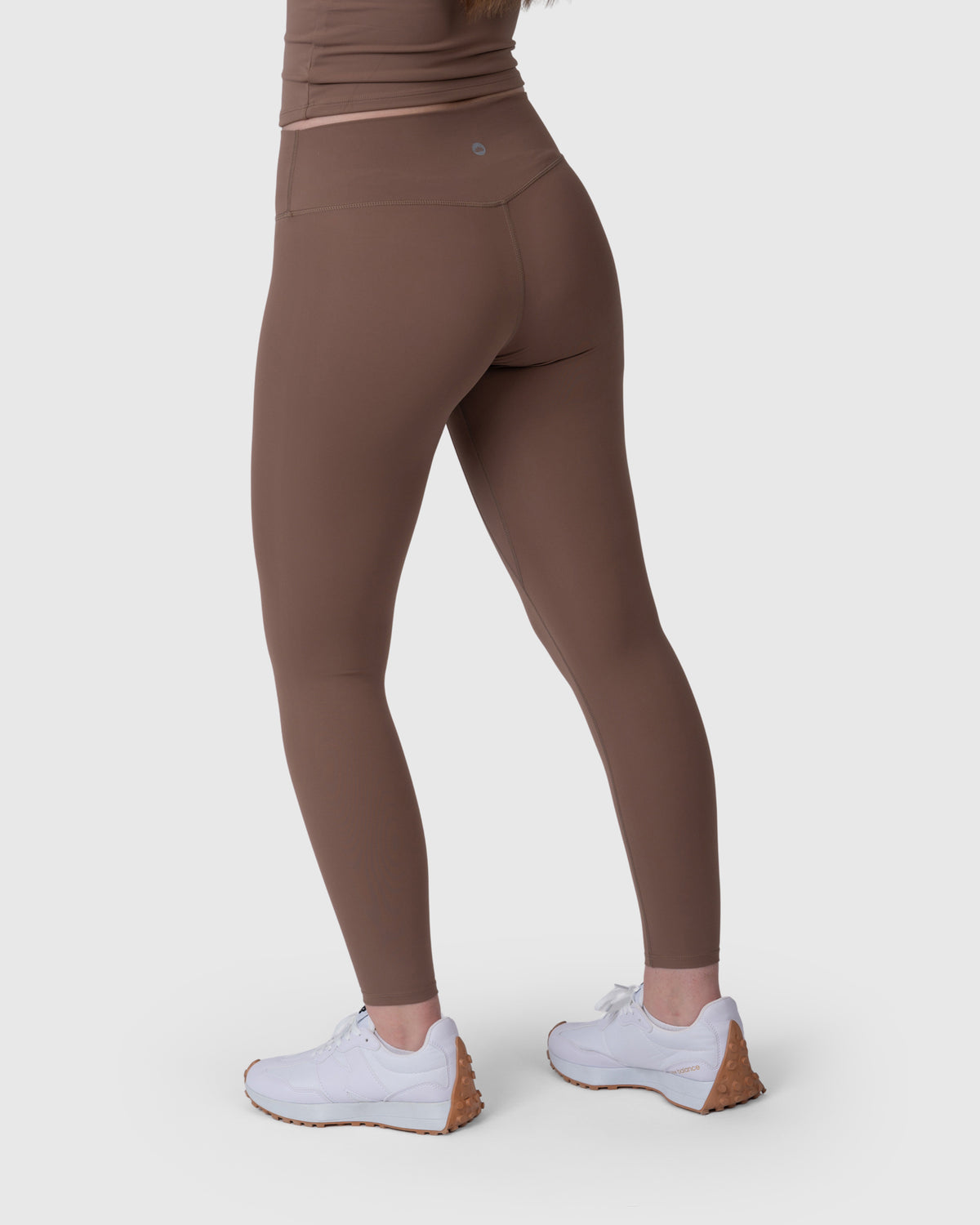 Align Soft High Waisted Leggings in caramel – back three-quarter view