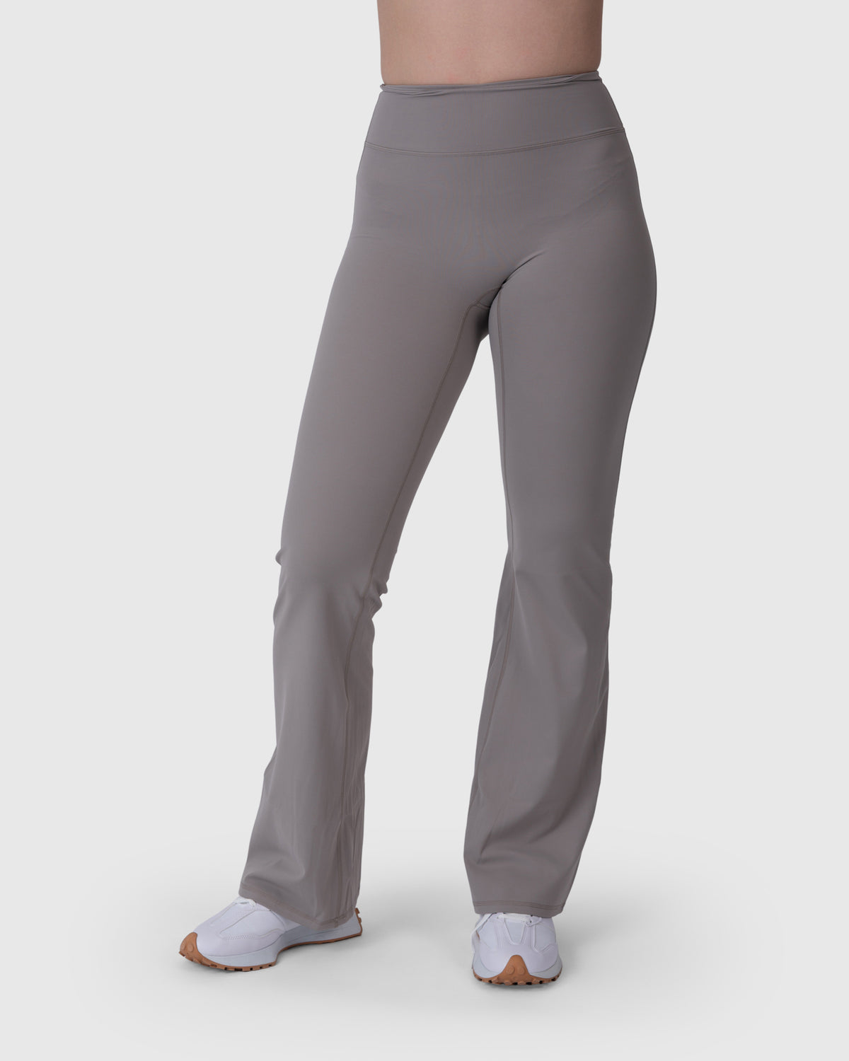 Align Soft Flared Leggings in grey – alternate front view