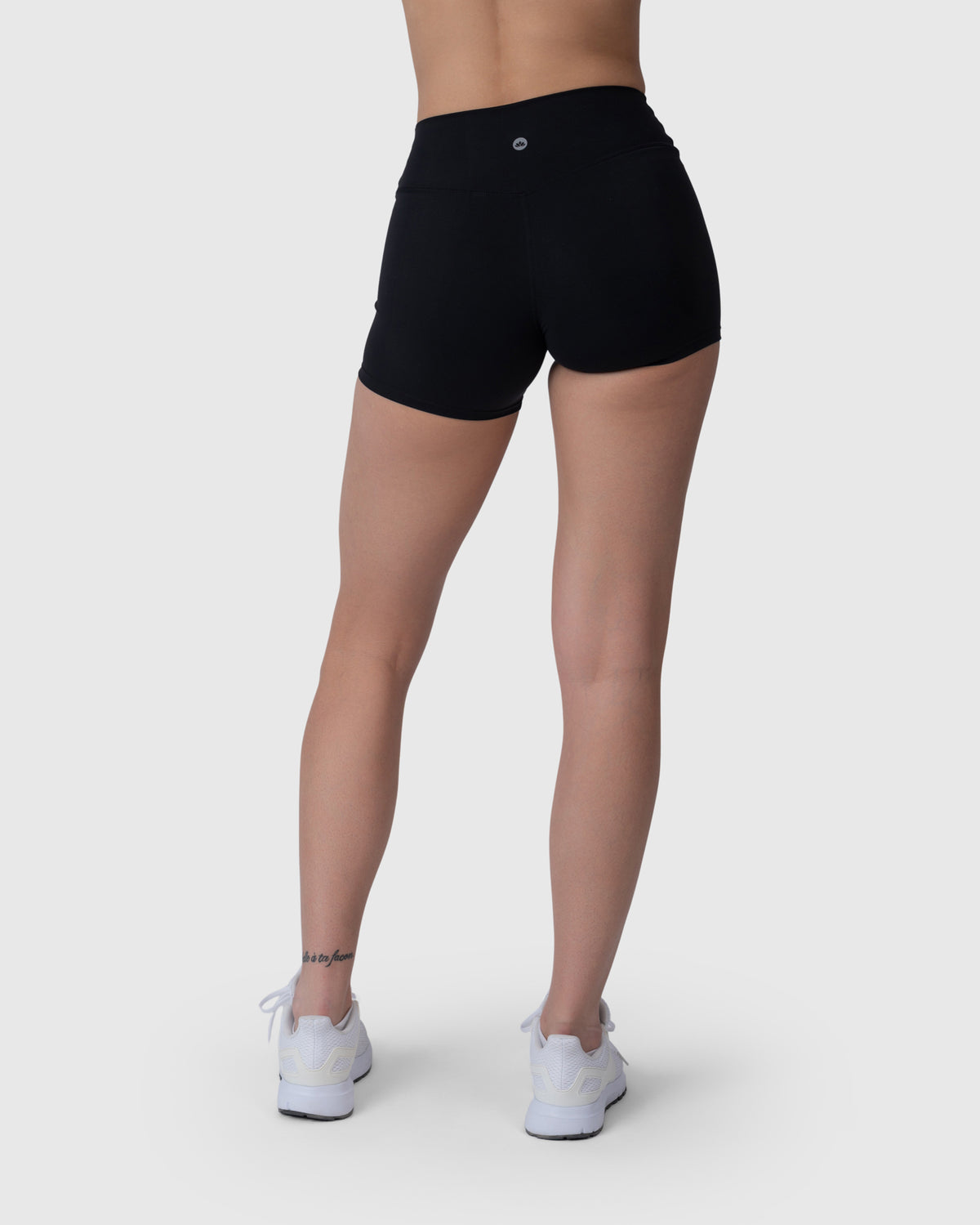 Align Soft Shorts in black – back view