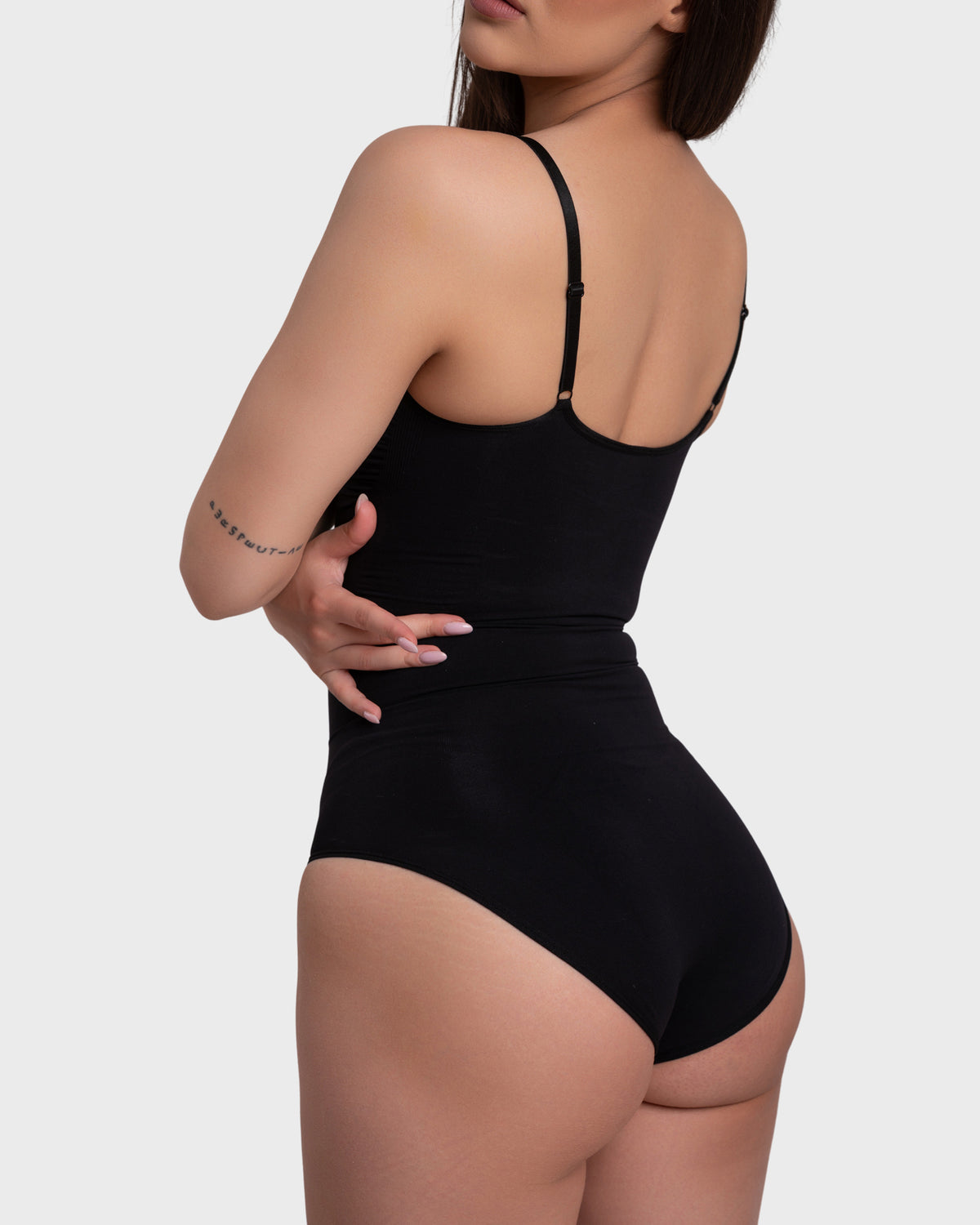 Ultimate Sculpt Bodysuit in black – side view