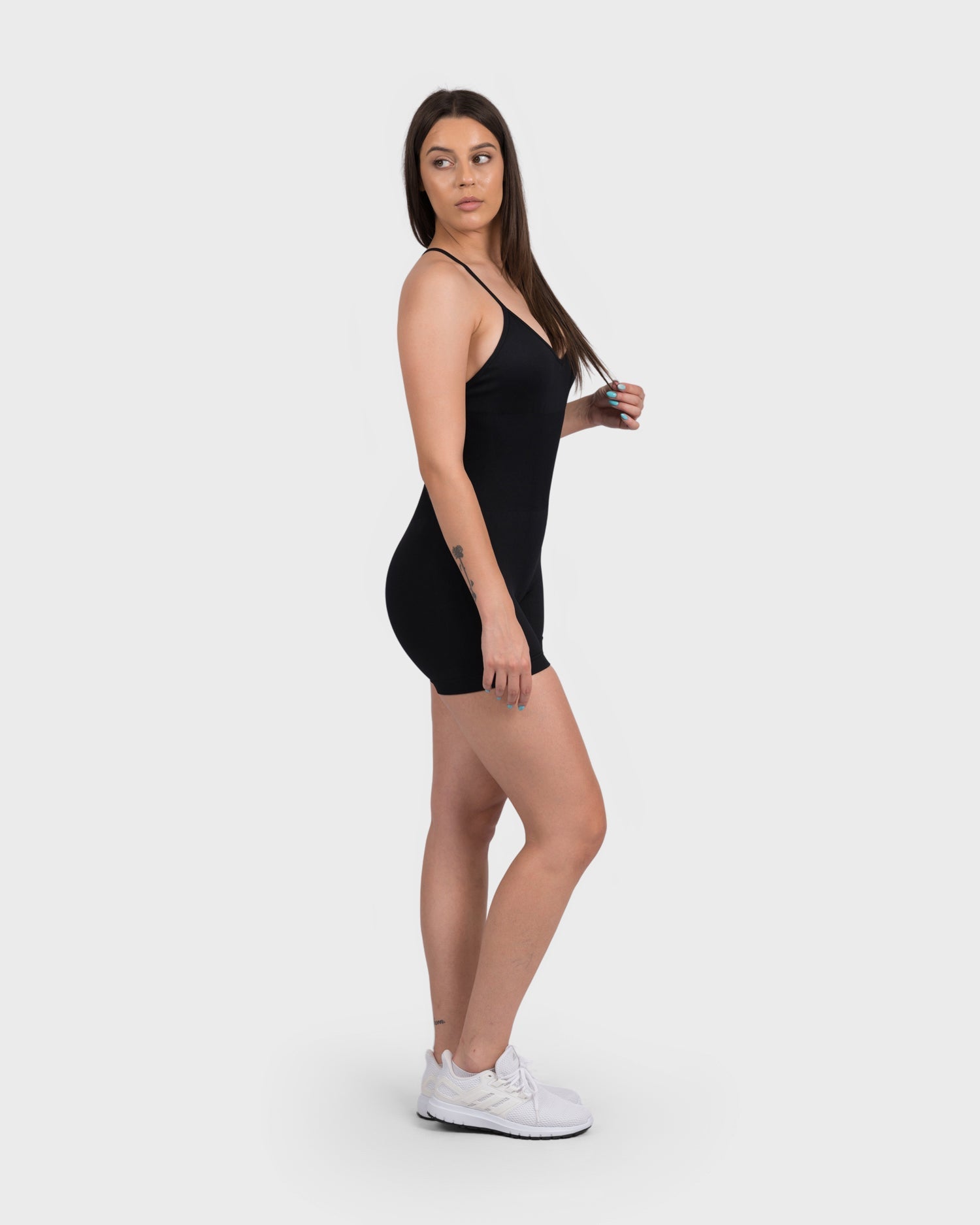 FlexActive Sculpting Backless Jumpsuit - Black