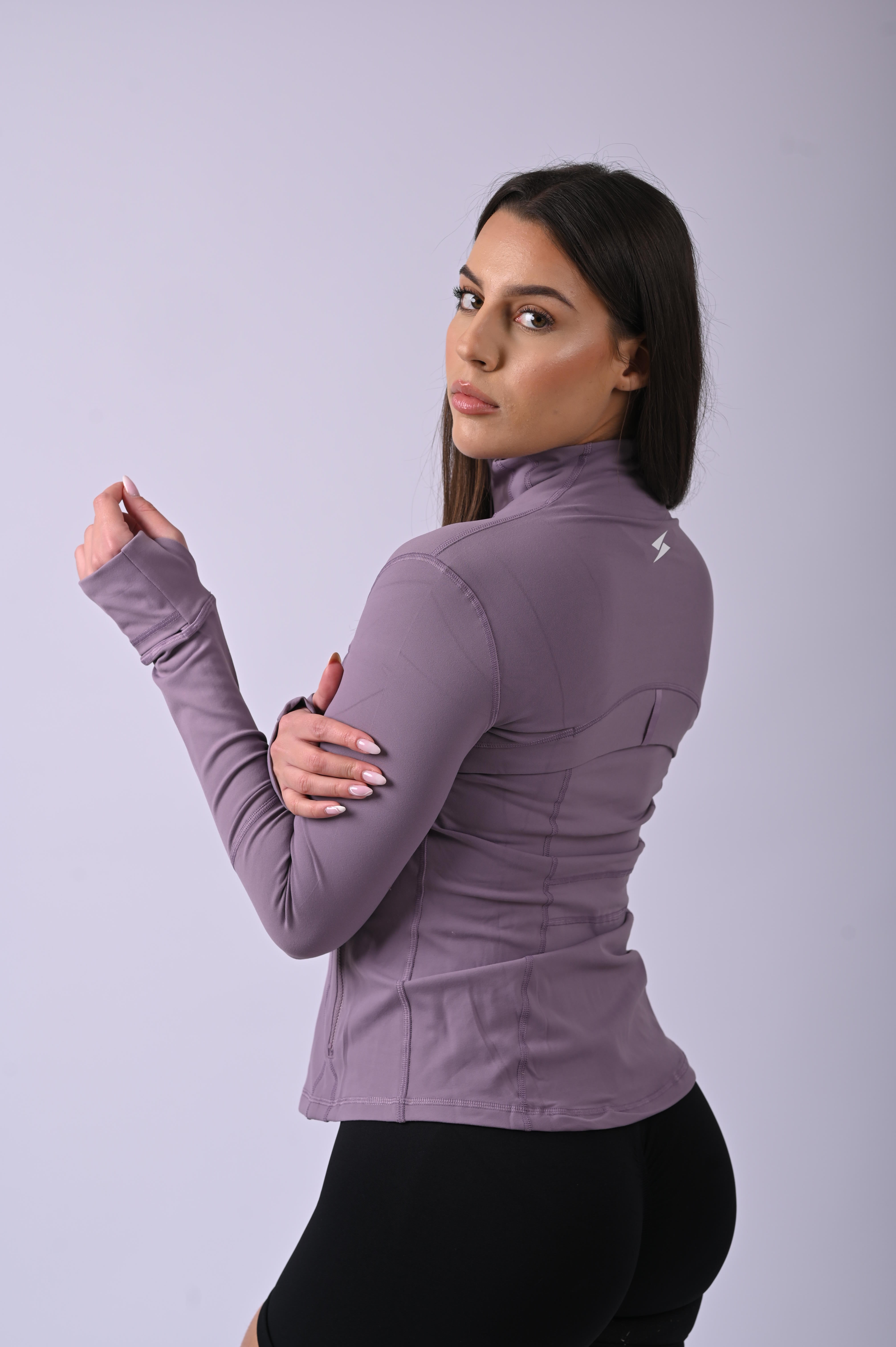 Form Long Sleeve Zip Jacket - Purple