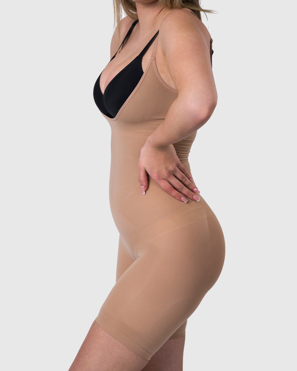 Ultimate Sculpt Invisible Body Shaper in nude – side view