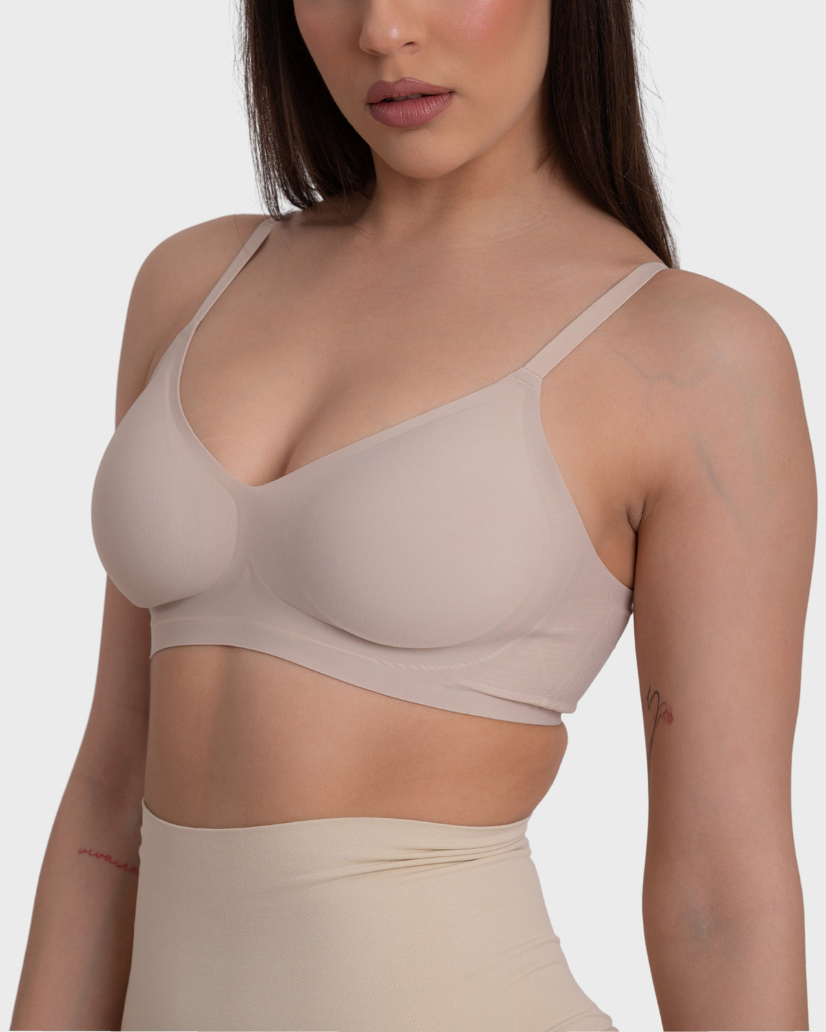 Everyday Comfort Push Up Bra in nude – close-up of the cup