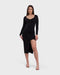 Elegance Midi Dress - Black