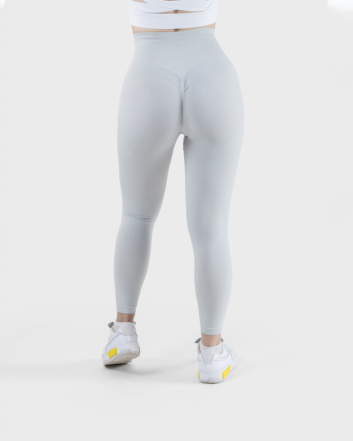 Arise High Waisted Leggings - Light Grey