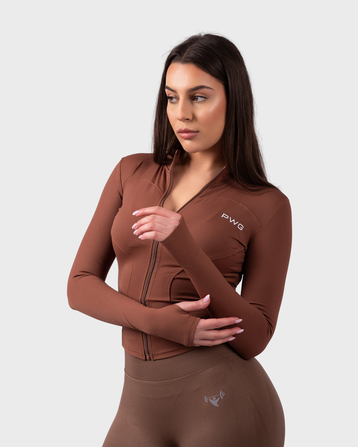 Evolve Sculpt Fit Jacket - Chocolate