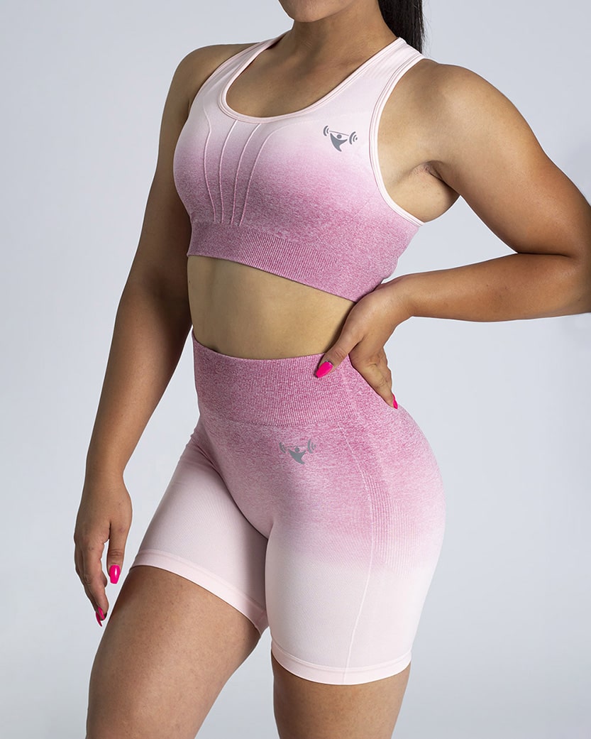 Advance Pink Ombre Seamless Shorts