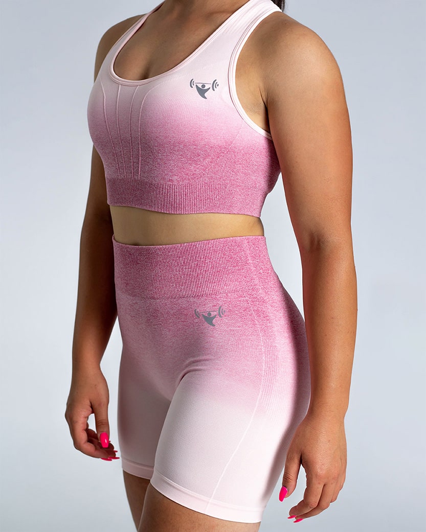 Advance Pink Ombre Seamless Shorts