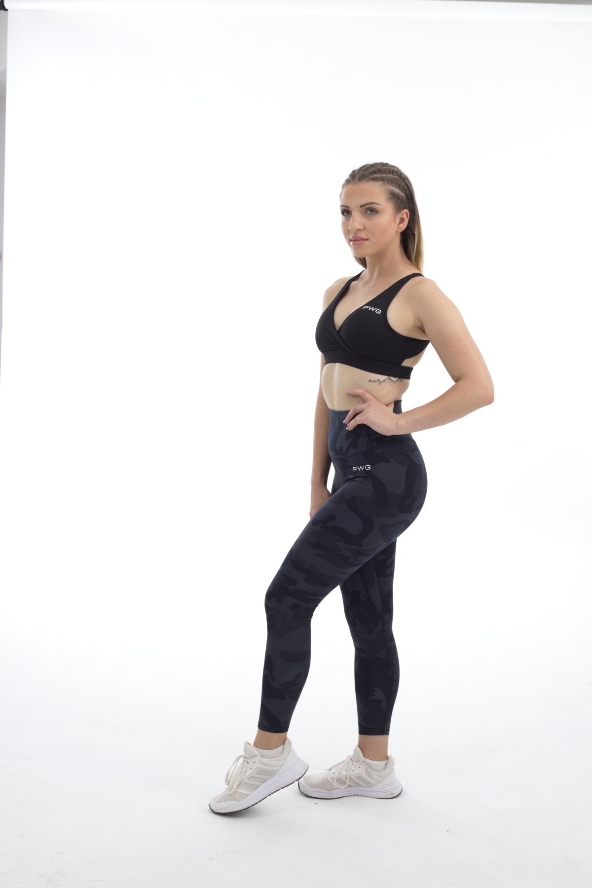 Sense Camo Seamless Leggings - Black