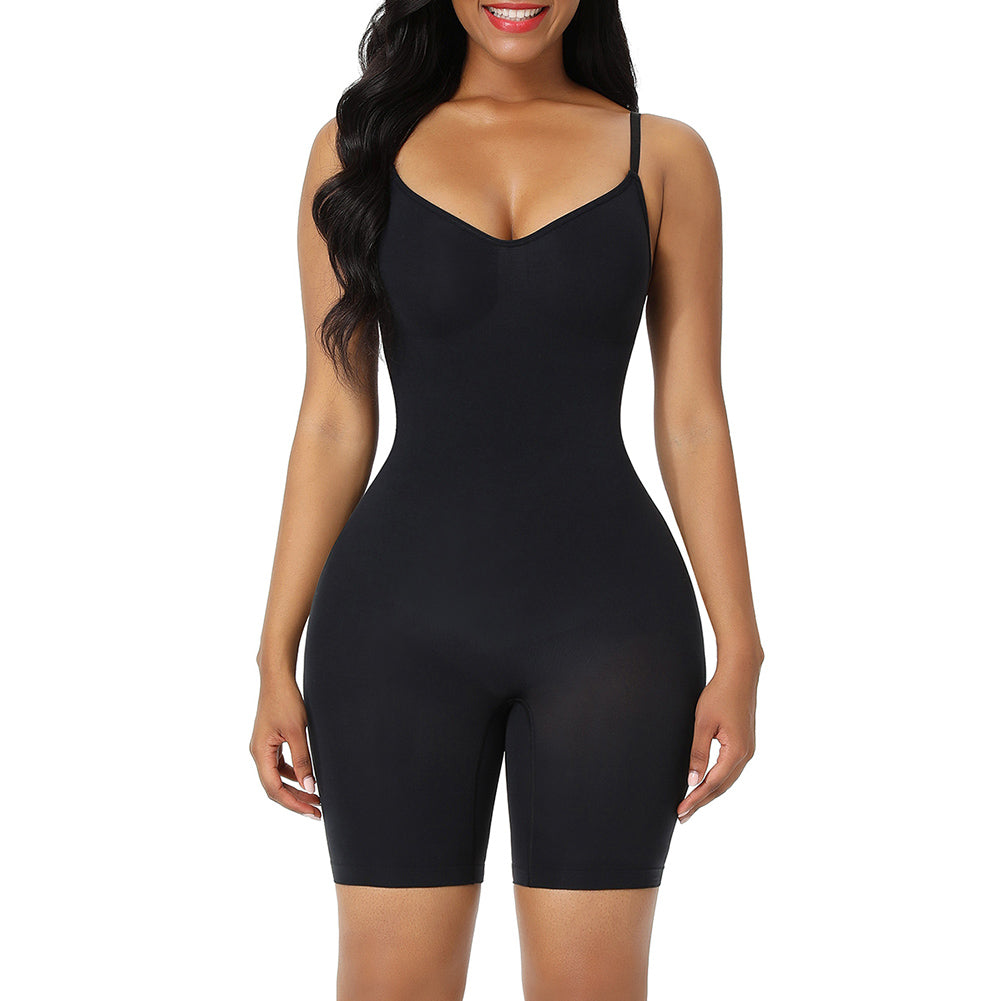 Ultimate Sculpt Full Body Shaper in black – front view
