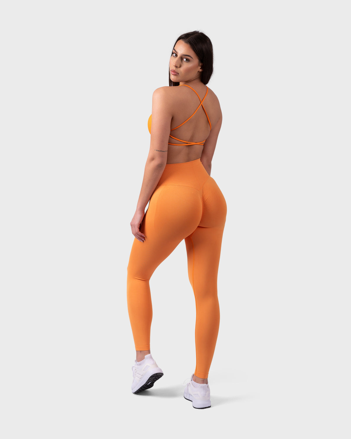 Evolve Sculpt V-waist Leggings - Bright Orange