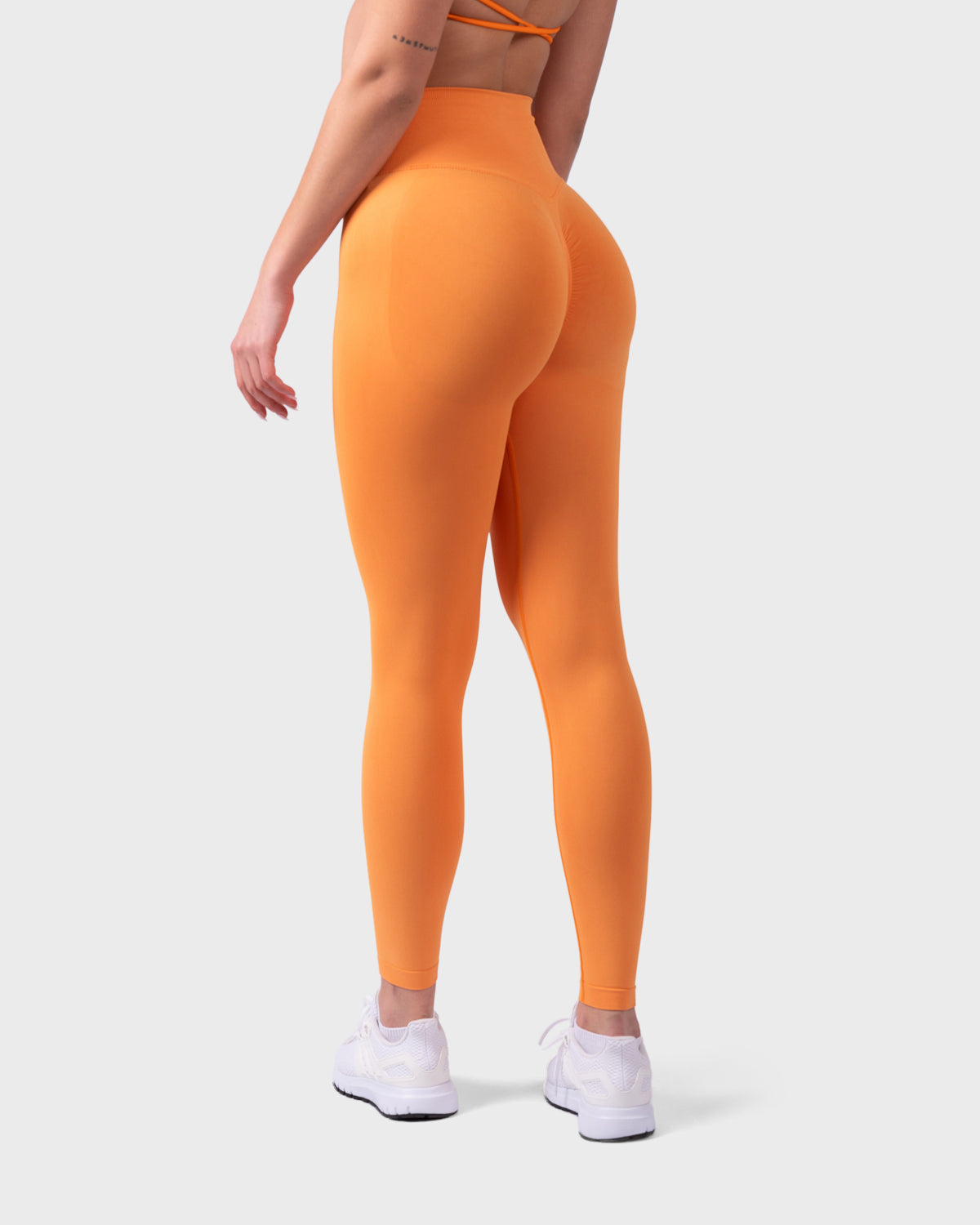 Evolve Sculpt V-waist Leggings - Bright Orange