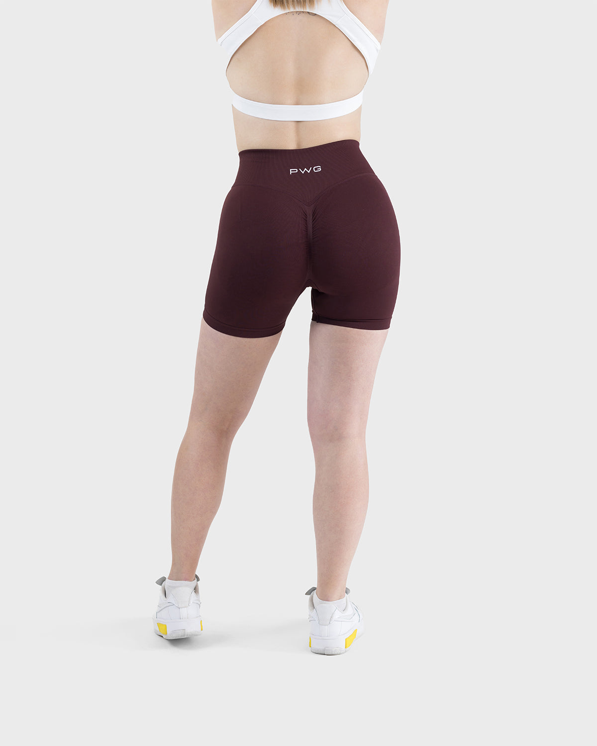 Form Sculpting Shorts - Dark Burgundy