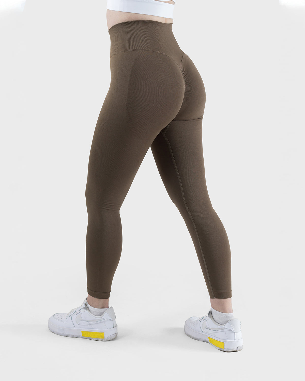 Arise High Waisted Leggings - Brown